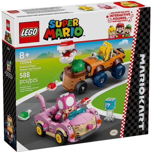 LEGO Super Mario - Mario Kart - Course-poursuite avec bonus Plante Piranha - 72044