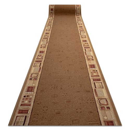 120x340 Cm Tapis De Couloir Antidérapant Jena Beige 120cm