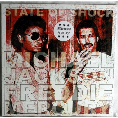 Michael Jackson & Freddie Mercury State Of Shock 12’’ Picture-Disc