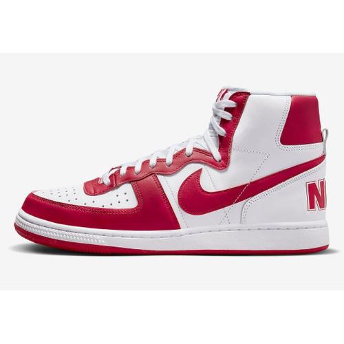 Nike Terminator High Blanche Et Rouge
