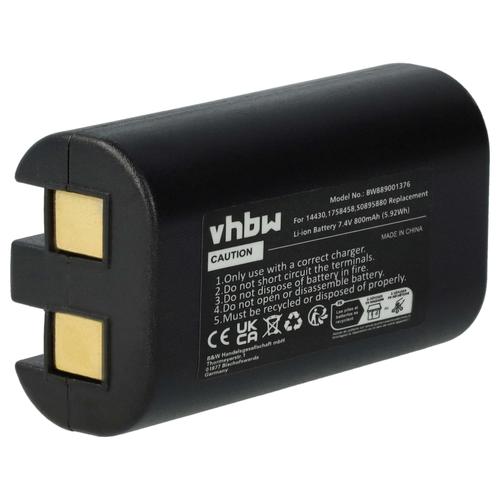vhbw Batterie remplacement pour Dymo 14430 pour imprimante, scanner, imprimante d'étiquettes (800mAh, 7,4V, Li-ion)