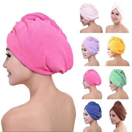 Bonnet De Bain En Microfibre Pour Sécher Les Cheveux,