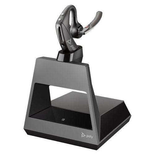 Poly Voyager 5200 Office - Voyager 5200 series - micro-casque - intra-auriculaire - Bluetooth - sans fil - noir - Certifié pour Skype for Business, Certifié pour Microsoft Teams, certifié Zoom...
