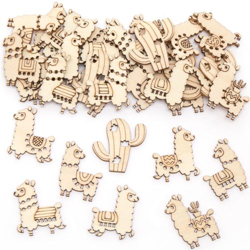 Baker Ross Lamas En Bois Pour Travaux Manuels Lot De 100 Décorations De Bricolage Pour Enfants Et Adultes Fc402