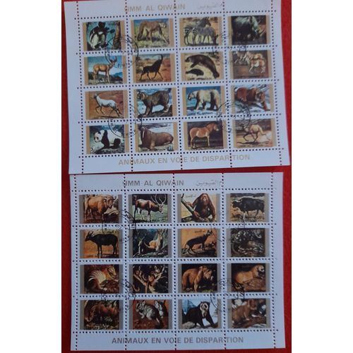 Émirats Arabes Unis - Oumm Al Qaiwain - Timbres 1972 - 2 Mini-Feuillets Pré-Oblitérés - Gomme D'origine