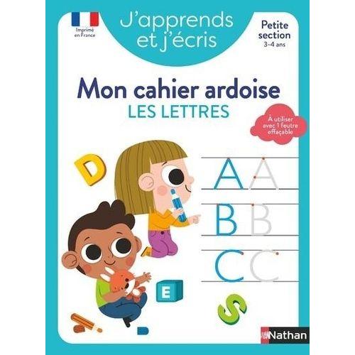 Mon Cahier Ardoise Les Lettres Ps - Avec 1 Feutre Effaçable