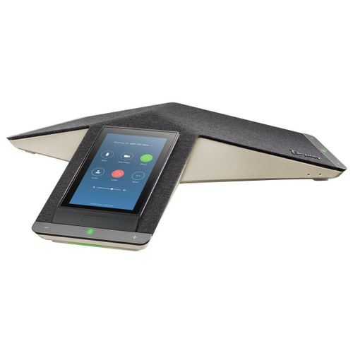 Poly Trio C60 - Téléphone VoIP de conférence - avec Interface Bluetooth - IEEE 802.11a/b/g/n (Wi-Fi) / Bluetooth 4.2 - à 5 voies capacité d'appel - SIP, SRTP, SDP - noir