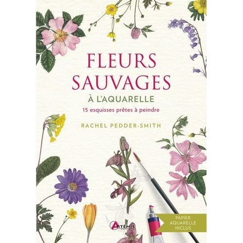 Fleurs Sauvages À L'aquarelle - 15 Esquisses Prêtes À Peindre