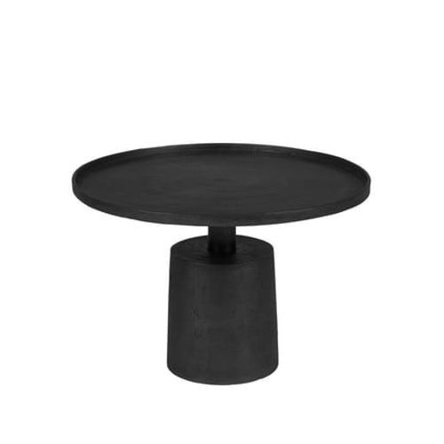Table Basse 60x60x40 Cm En Aluminium Black