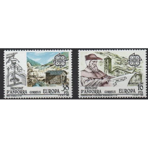 Andorre Espagnol Timbres Europa 1983