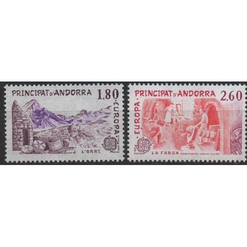 Andorre Timbres Europa 1983