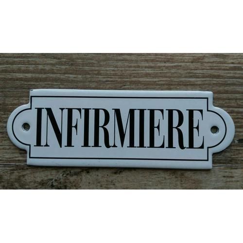 Plaque Métier Émaillée " Infirmière "