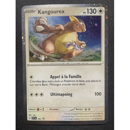 Pokémon Kangourex Svp 202 Holo Promo Ecarlate & Violet