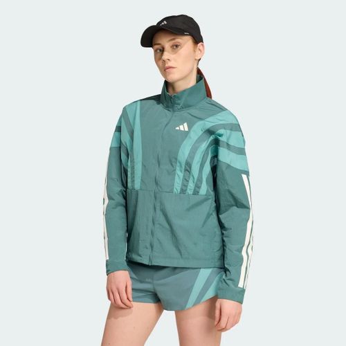 Veste De Running Adizero Archive Adidas - Preloved Teal - L