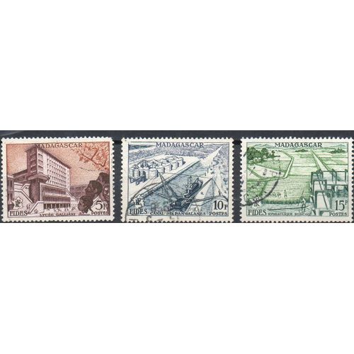 Madagascar ( Colonie ) Timbres Fides