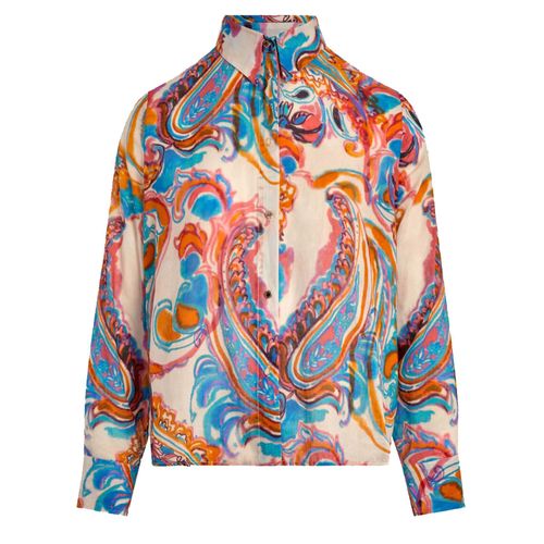 Chemise Manches Courtes Morgan Cgodi.F Multicolor Beige 38