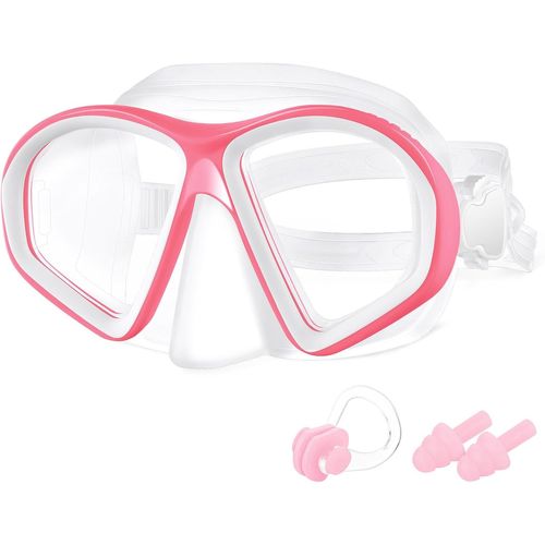 Lunettes De Natation Enfant,Lunettes De Natation Enfants Antibuée Anti-Fuite Protection Uv Réglables Vision 180°,Grand Cadre Lunettes De Natation Vision Large Pour Enfants 4-12 Ans.[T640]