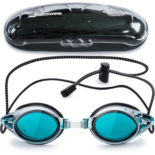 Lunettes Piscine Adulte,Enfants-Lunettes De Natation-Lunettes Natation Adulte Antibuée Avec Sangle Élastique,Étui Rigide Et Chiffonnette De Nettoyage En Microfibre.[T165]