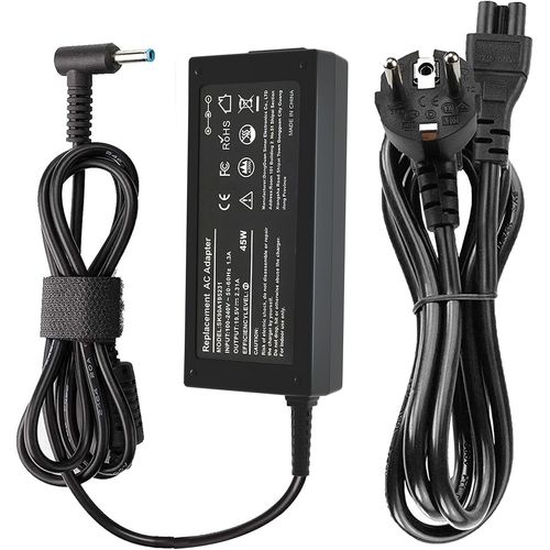 Chargeur Ordinateur Portable 45W 19.5V 2.31A Alimentation Adaptateur pour HP Stream 11 13 14 HP 15 Notebook PC Series Pavilion; HP 740015-003 741727-001 TPN-C125 HSTNN-LA40 740015-004 721092-001