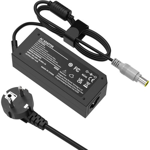 Chargeur 90W Alimentation Portable Chargeur pour Lenovo ThinkPad T530 T520 T420 T410 X100E X200 X220 X230 X200S X200T T60 T61 R60 R61 92P1154 105 Notebook AC Adaptateur 7,9 x 5,5 cm