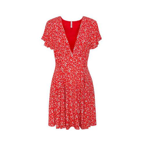 Robe Droite Anette Rouge