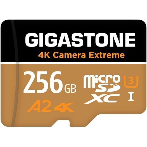 [5 Ans Récupération De Données Gratuite] Carte Mémoire 256go 4k Caméra Extreme,Professionnel Pour Gopro Drone Dji Switch,Vitesse 100 Mo/S. A2 U3 V30 Carte Micro Sdxc Avec Adaptateur Sd.-Marque Générale