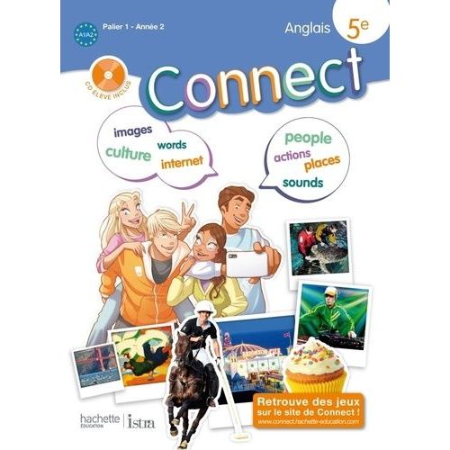 Anglais 5e Connect Palier 1 Année 2 (1 Cd Audio Mp3)