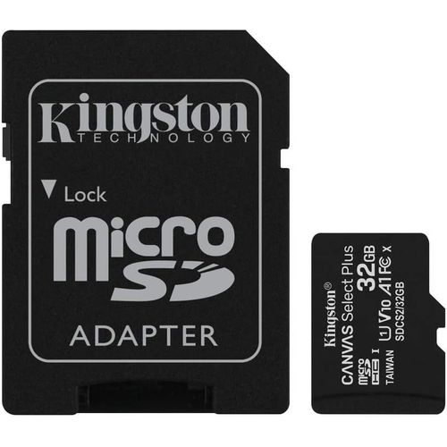 Canvas Select Plus Carte MIcro SD SDCS2/32GB-2P1A Class 10 (2x cards,SD Adaptateur inclus)