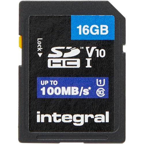 Carte Mémoire 16Go SDHC Haute Vitesse jusqu'à 100MB/s Classe 10,V10,UHS1,U1