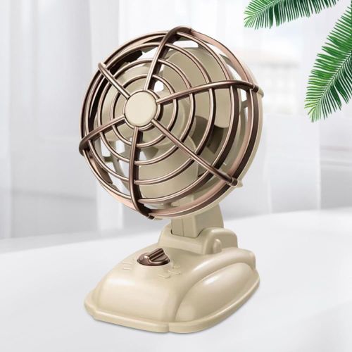 Mini ventilateur USB-Rechargeable-Avec 2 vitesses-Pour bureau,maison,bureau-Compatible avec PC,Mac et ordinateur portable.[T62]