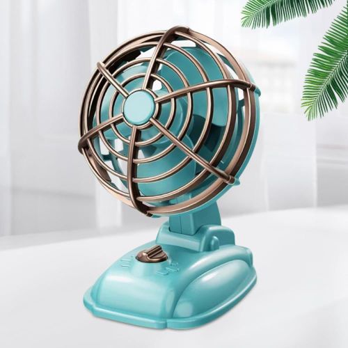 Mini ventilateur USB-Rechargeable-Avec 2 vitesses-Pour bureau,maison,bureau-Compatible avec PC,Mac et ordinateur portable.[T61]