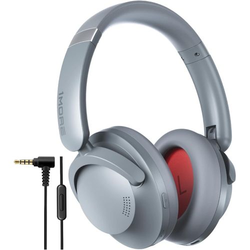 SonoFlow Pro Casque Anti Bruit Actif,Écouteur sans Fil avec LDAC,Hi-Res Audio,Bluetooth 5.4,100 Heures et Charge Rapide,Confortable,Appels Clairs (Argent)