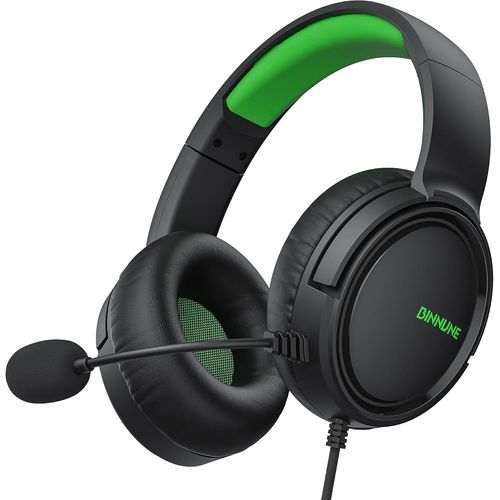 Casque Gaming Pour Ps5 Pc Ps4,Casque Gamer Pour Transducteurs 50mm Micro Anti-Bruit Compatible Avec Switch Xbox Series X & S-Vert