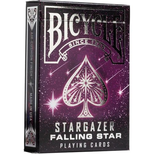 Stargazer Falling Star - Jeu de 54 Cartes à Jouer - Collection Creatives - Magie/Carte Magie, Violet.[E3943]
