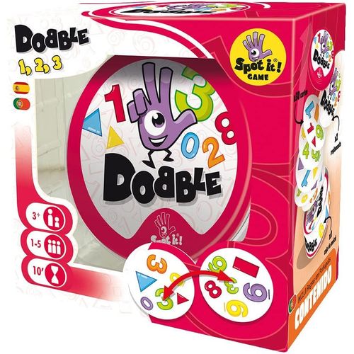 Dobble - Formes Et Nombres (Asmodee Dobcf01es) - Version Espagnole.[E3822]
