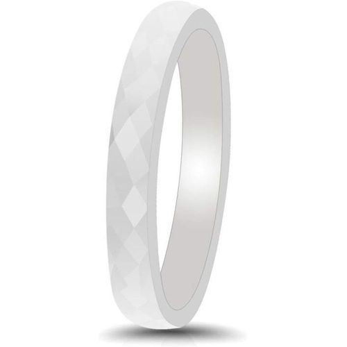 Classique Engagement Mariage Band Bague Femme Céramique.[Y887]