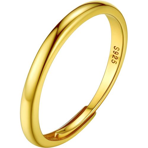 Bague Ouverte Femme En Argent 925 Anneau Réglable Forme Lune Et Etoile/Feuille/Celtique/Simple/Vintage.[Y274]