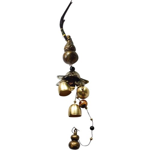 Carillons éoliens,Cloches De Carillon éolien en Métal Vintage,Ornement Chinois Feng Shui Porte-Bonheur à Suspendre pour Porte-Bonheur(Courge chanceuse).[P41]