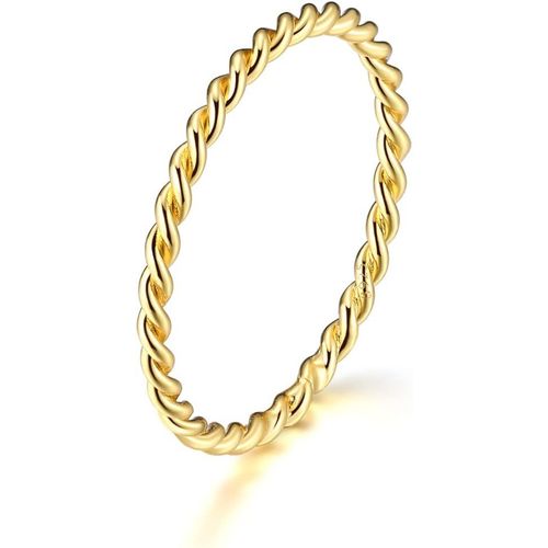 Bagues De Phalange En Argent Sterling Pour Femme Avec Corde Fine,Anneaux Empilables Pour L'index Rose,Le Majeur,Le Pouce-Taille Au Choix.[Y841]