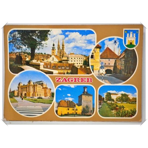 Carte Postale Zagreb - Croatie