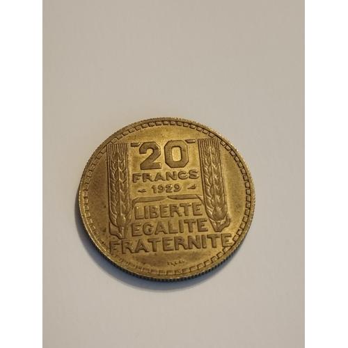 Pièce 20 Francs 1929 Essai