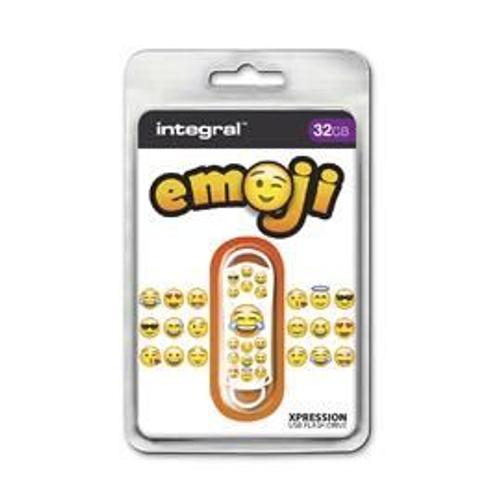 Integral Xpression Emoji - Clé USB - 32 Go - USB 2.0