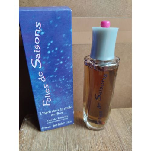 Parfum Eau De Toilette Folies De Saison Hiver Yves Rocher Spray 60 Ml + Boîte 