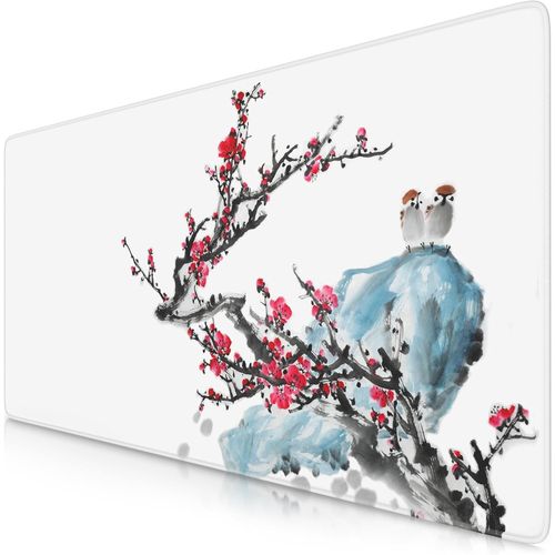 Tapis de Souris Gaming XXL 900x400mm, Mouse Pad Mat, sous-Main Bureau Gamer Extra Large en Tissu, Base antidérapante, Haute précision et Vitesse, pour Souris claviers Roccat Razer Logitech.[F935]