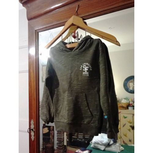 Sweat À Capuche Kaki 6 Ans Npo Kid.