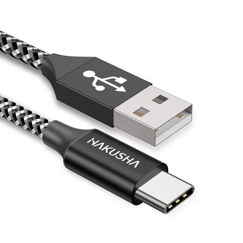 Câble USB C, [1M] Câble de charge rapide en nylon USB Type C pour Android Samsung Galaxy S21 Ultra,Note 20,Z Fold 3,Huawei P50,Mate 40,MateBook,Xiaomi 11,OnePlus,Google Pixel 5,Realme.[T60]