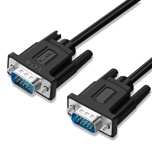 Câble VGA vers VGA, VGA mâle vers VGA mâle 1080p pour ordinateur portable, PC, ordinateur, TV, projecteur (2M).[T1537]