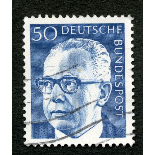 Timbre Oblitéré Deutsche Bundespost, 50