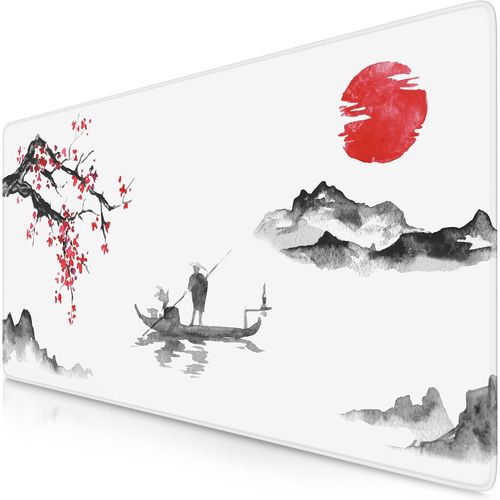 Tapis de Souris Gaming XXL 900x400mm, Mouse Pad Mat, sous-Main Bureau Gamer Extra Large en Tissu, Base antidérapante, Haute précision et Vitesse, pour Souris claviers Roccat Razer Logitech.[F283]