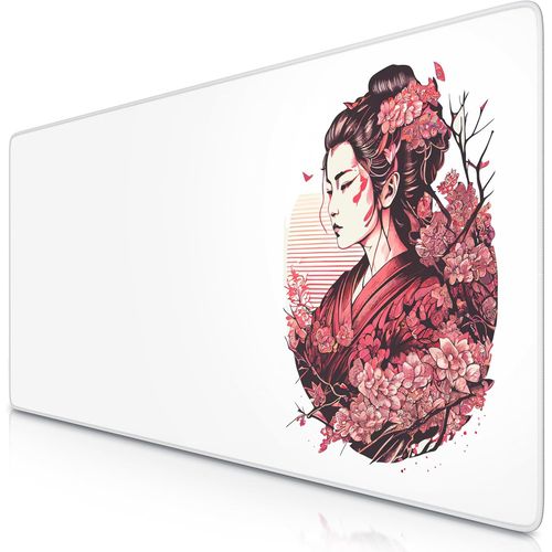 Tapis de Souris Gaming XXL 900x400mm, Mouse Pad Mat, sous-Main Bureau Gamer Extra Large en Tissu, Base antidérapante, Haute précision et Vitesse, pour Souris claviers Roccat Razer Logitech.[F285]